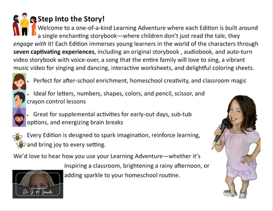 Keepers of the Colors Edition of Dr J H Jewels' Learning Adventure Series