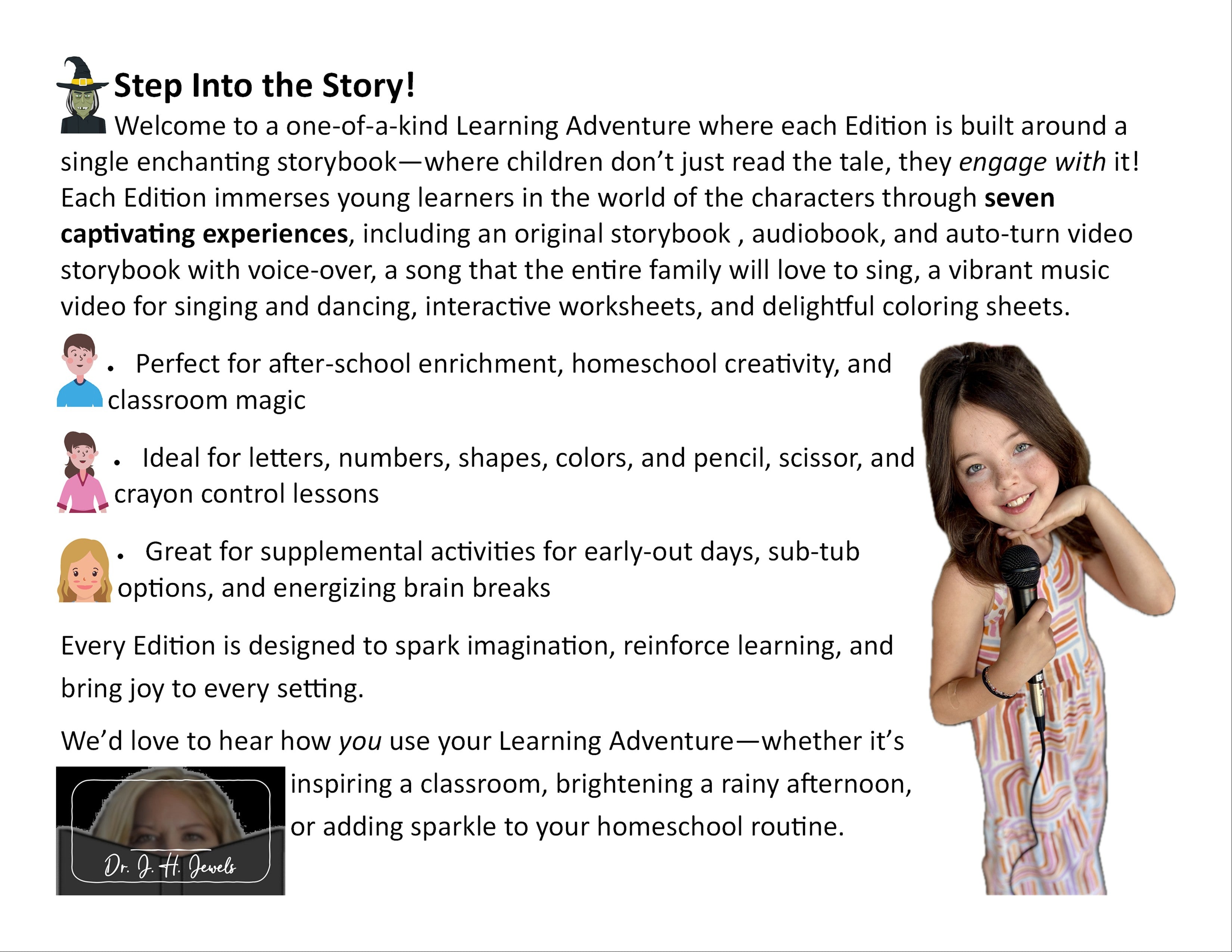 Miss Classy Moo Moo Edition of Dr J H Jewels' Learning Adventure Series