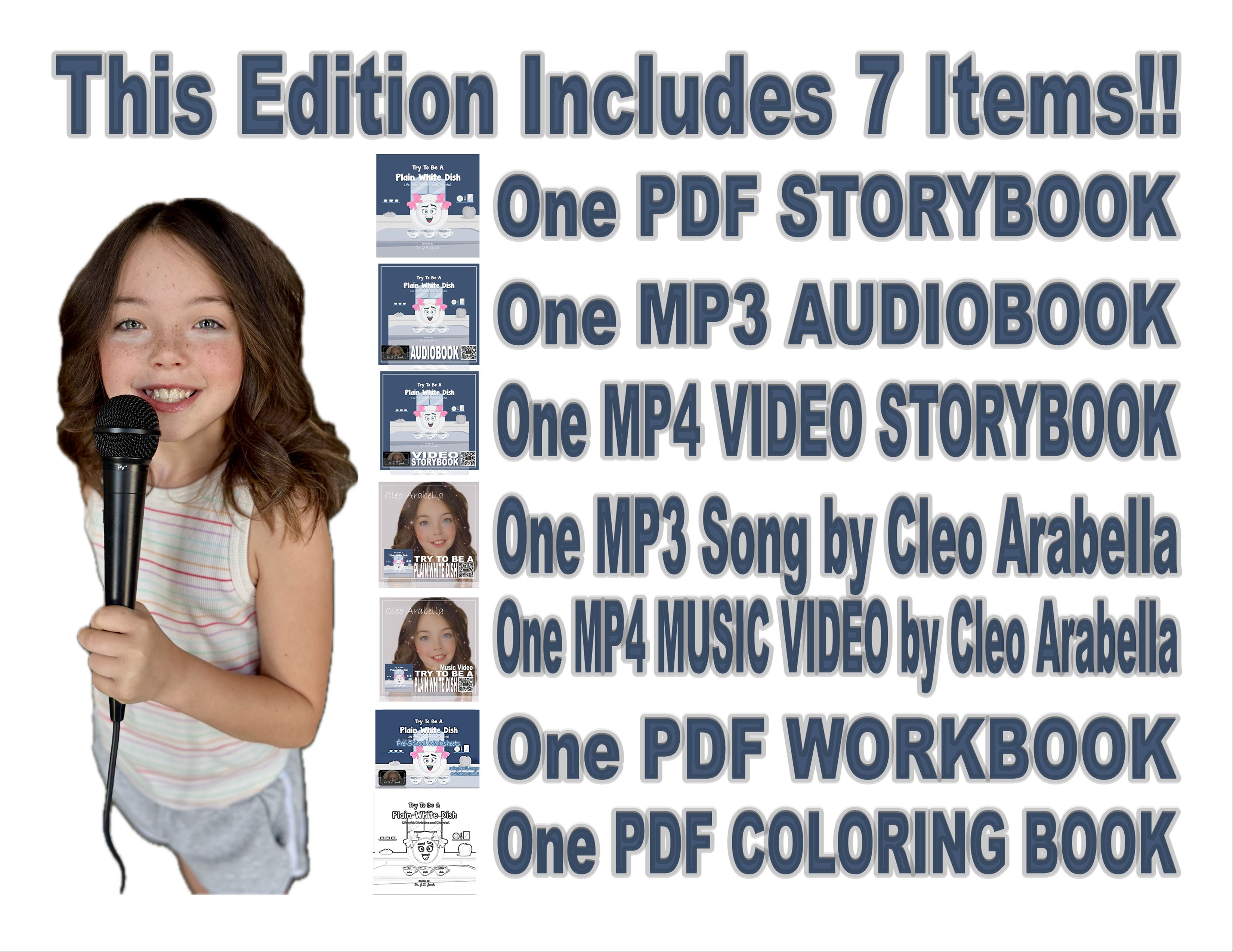 Try to be a Plain White Dish Edition of Dr J H Jewels' Learning Adventure Series