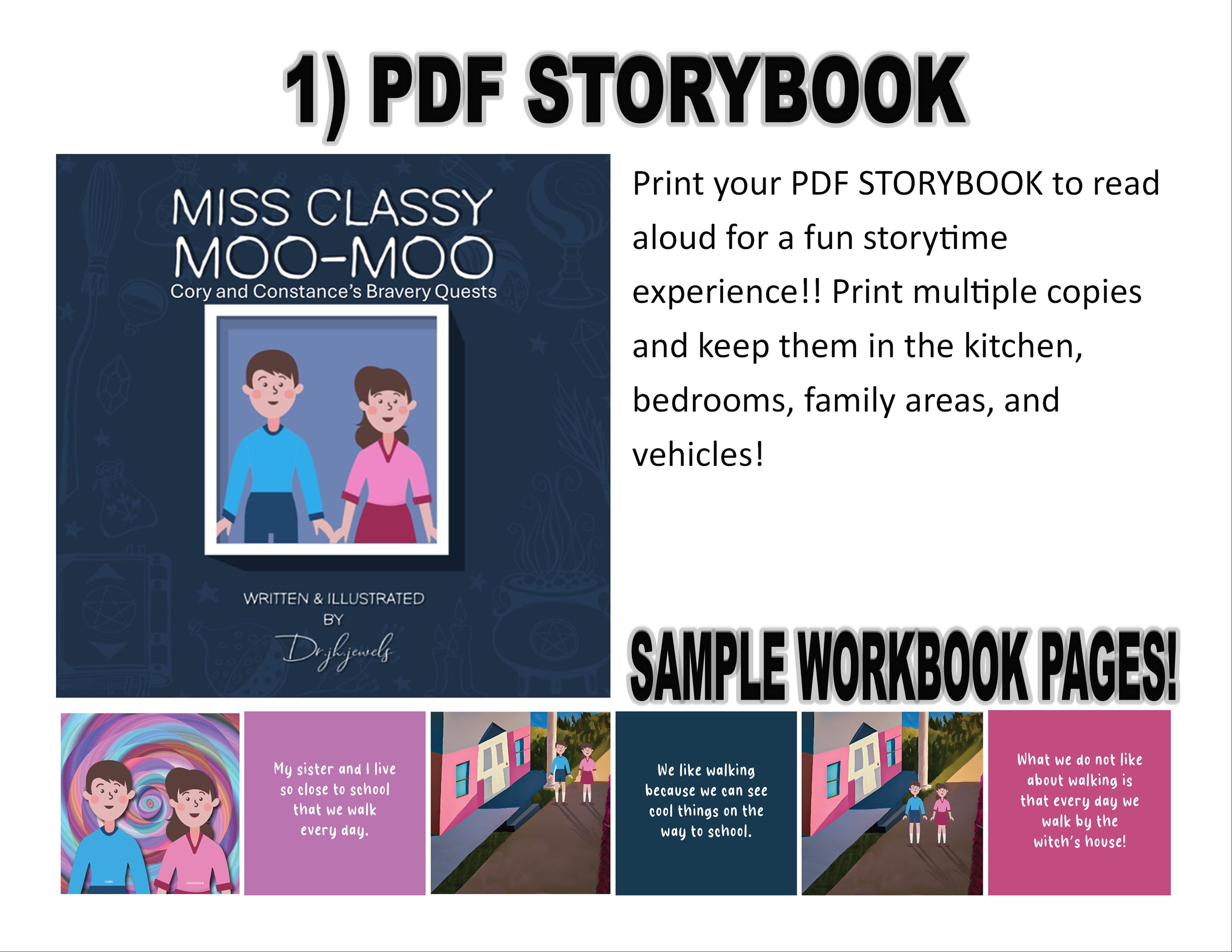 Miss Classy Moo Moo Edition of Dr J H Jewels' Learning Adventure Series