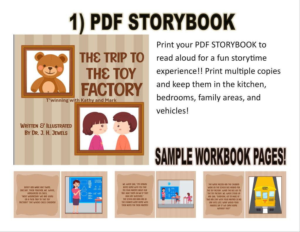 The Trip to the Toy Factory Edition of Dr J H Jewels' Learning Adventure Series