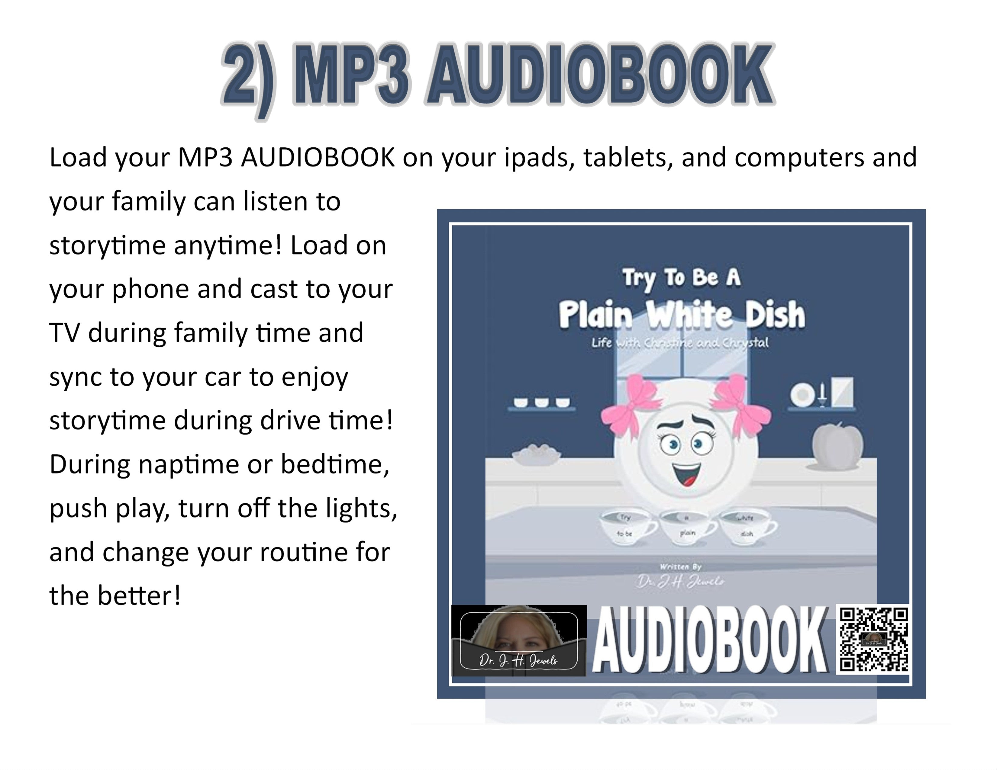 Try to be a Plain White Dish Edition of Dr J H Jewels' Learning Adventure Series