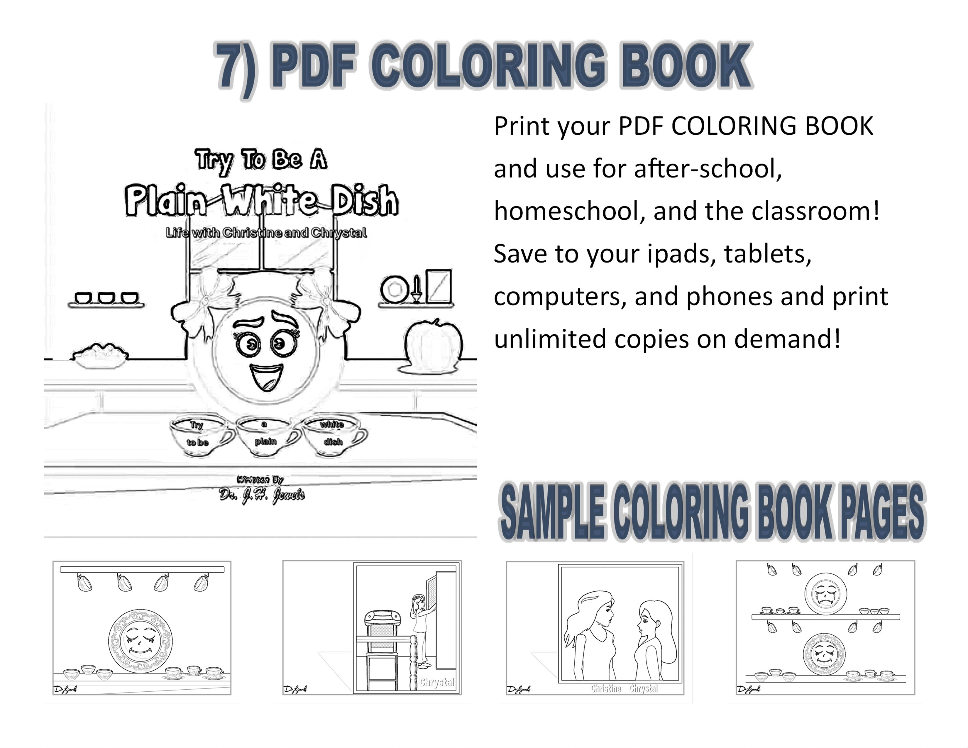 Try to be a Plain White Dish Edition of Dr J H Jewels' Learning Adventure Series