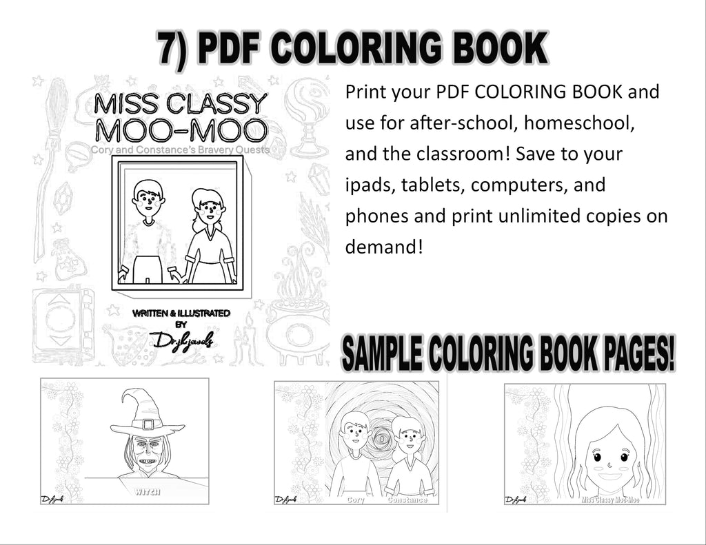 Miss Classy Moo Moo Edition of Dr J H Jewels' Learning Adventure Series