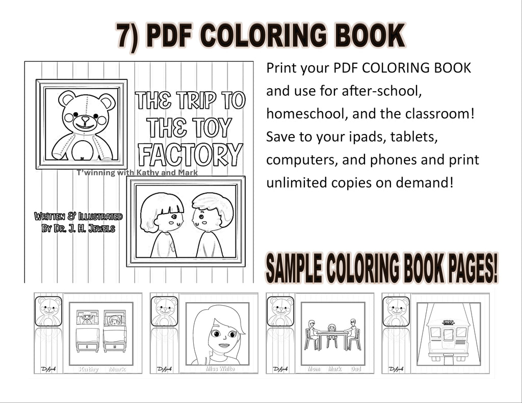 The Trip to the Toy Factory Edition of Dr J H Jewels' Learning Adventure Series