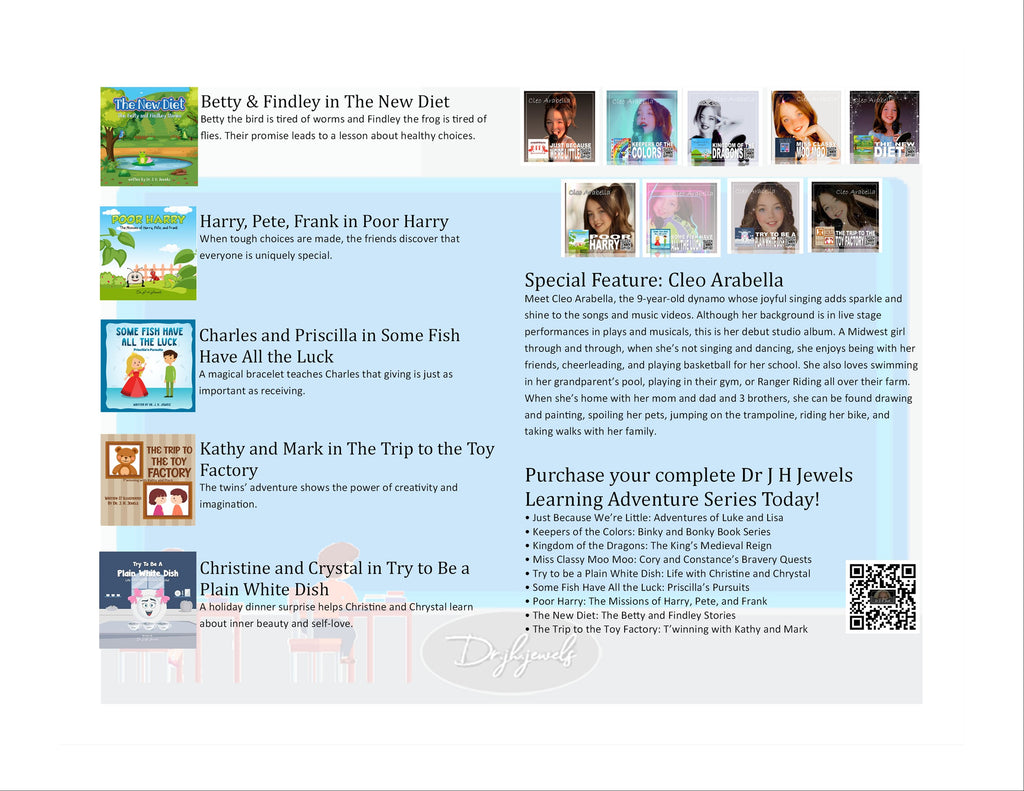 The Trip to the Toy Factory Edition of Dr J H Jewels' Learning Adventure Series