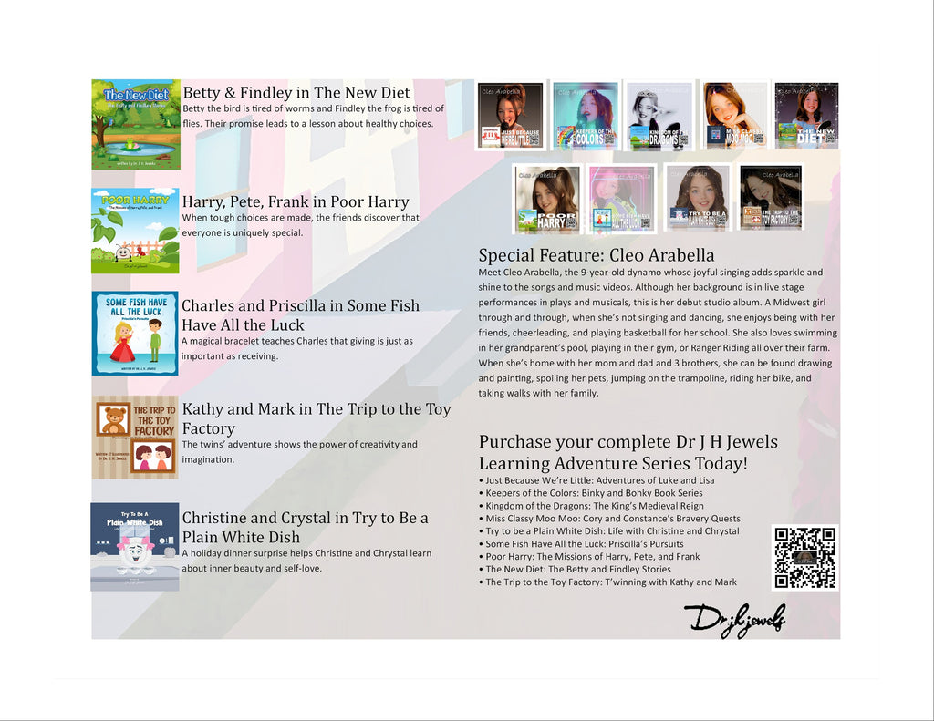 Miss Classy Moo Moo Edition of Dr J H Jewels' Learning Adventure Series