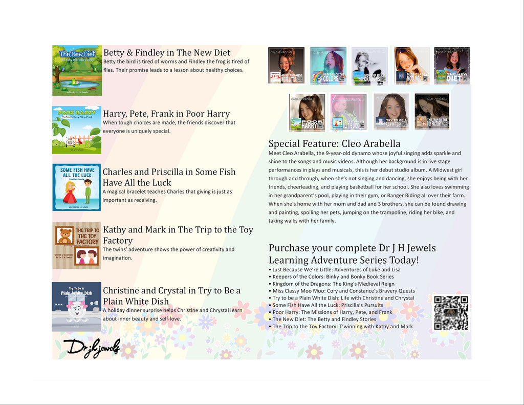 Keepers of the Colors Edition of Dr J H Jewels' Learning Adventure Series