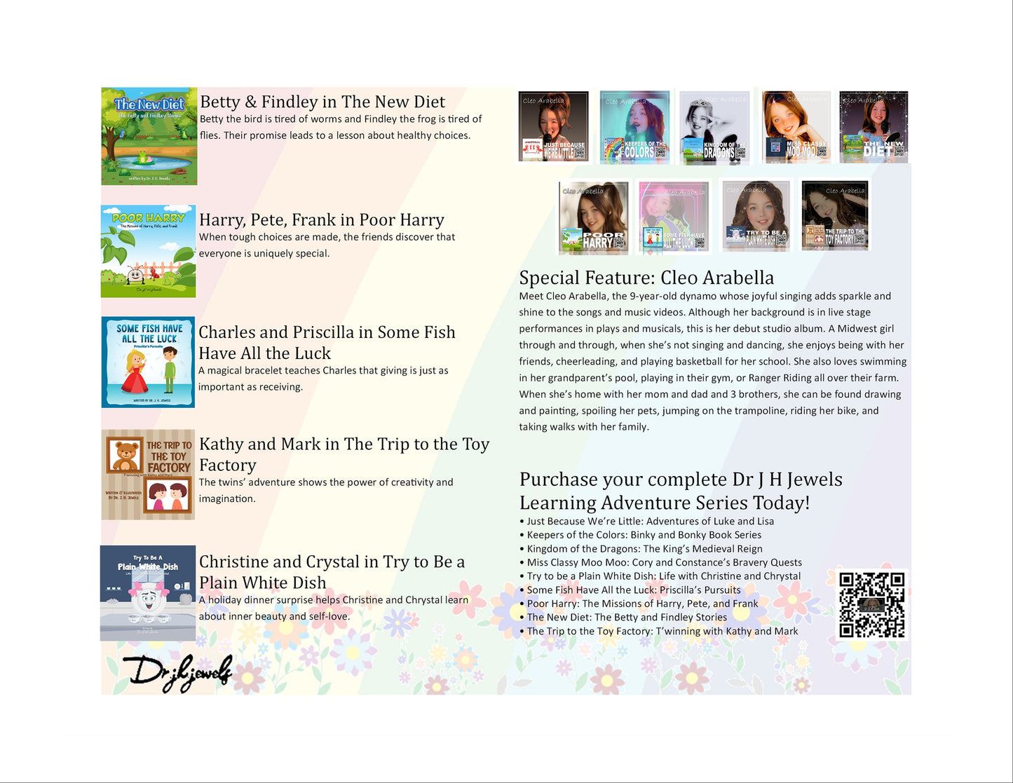 Keepers of the Colors Edition of Dr J H Jewels' Learning Adventure Series